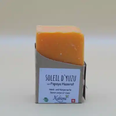Savon artisanal Soleil de Yuzu