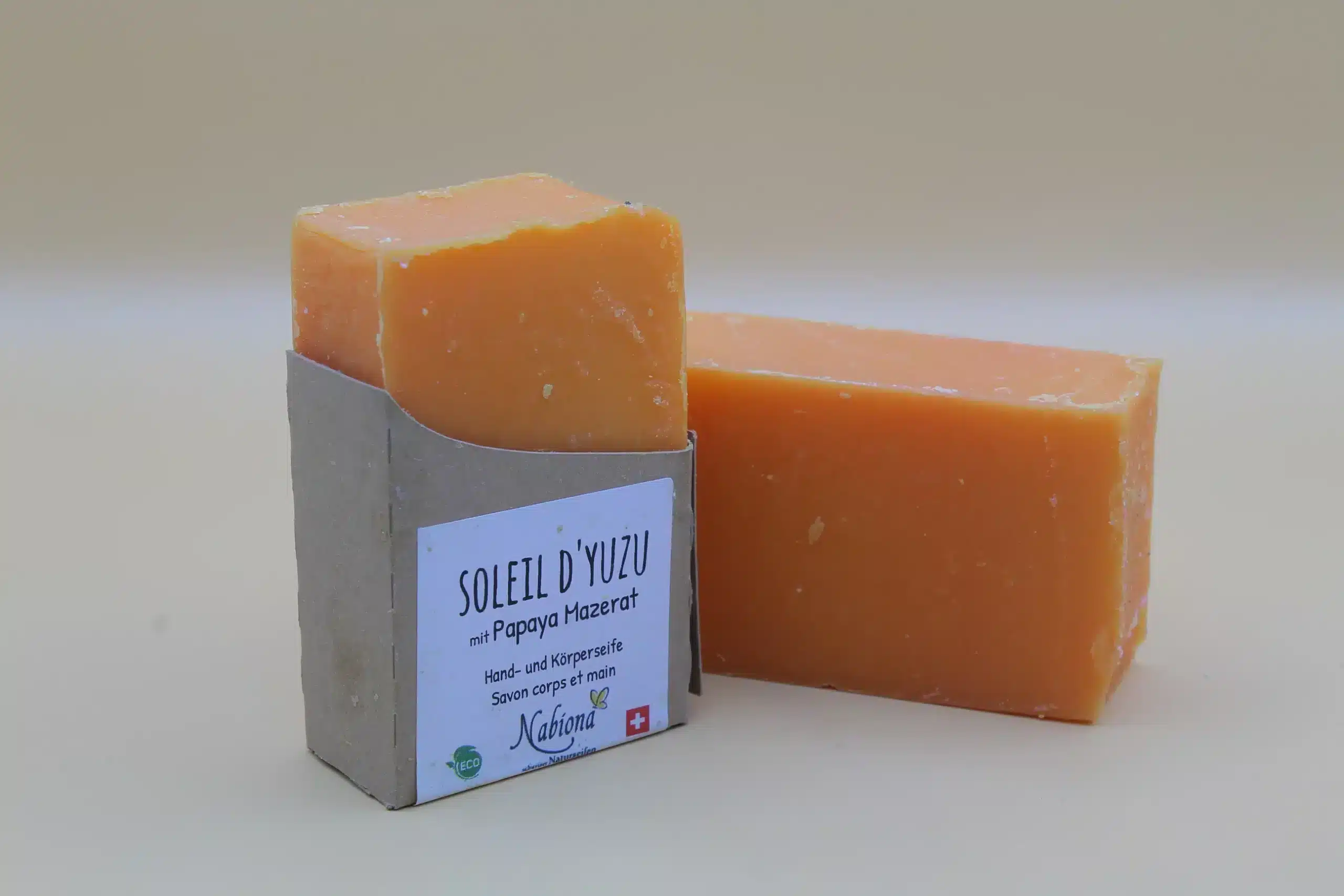 Savon yuzu artisanal suisse Soleil de Yuzu CureNat