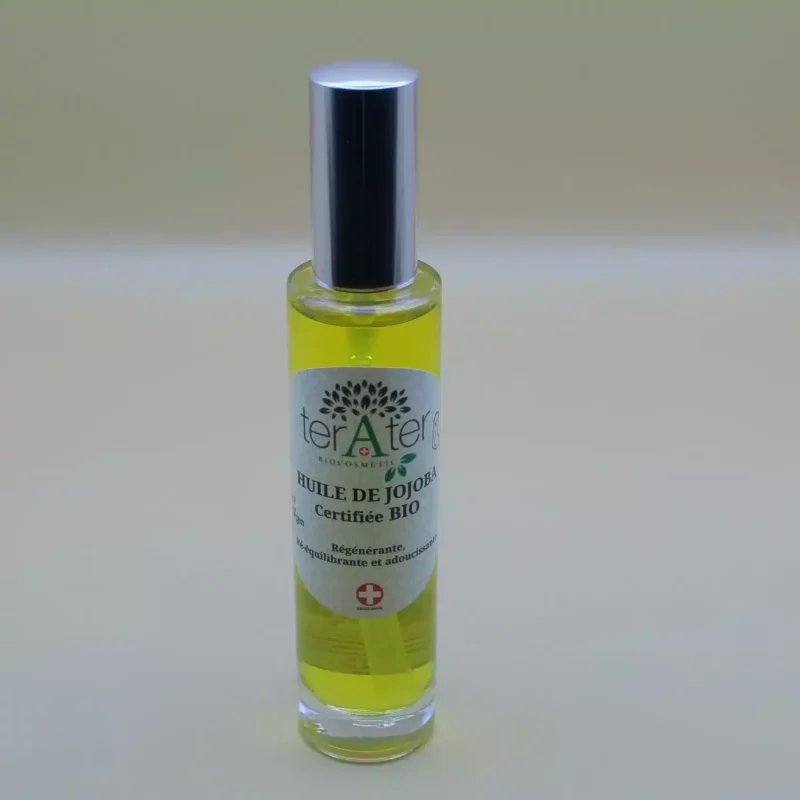 Huile de Jojoba Bio 50ml | Cosmétique Naturel Suisse