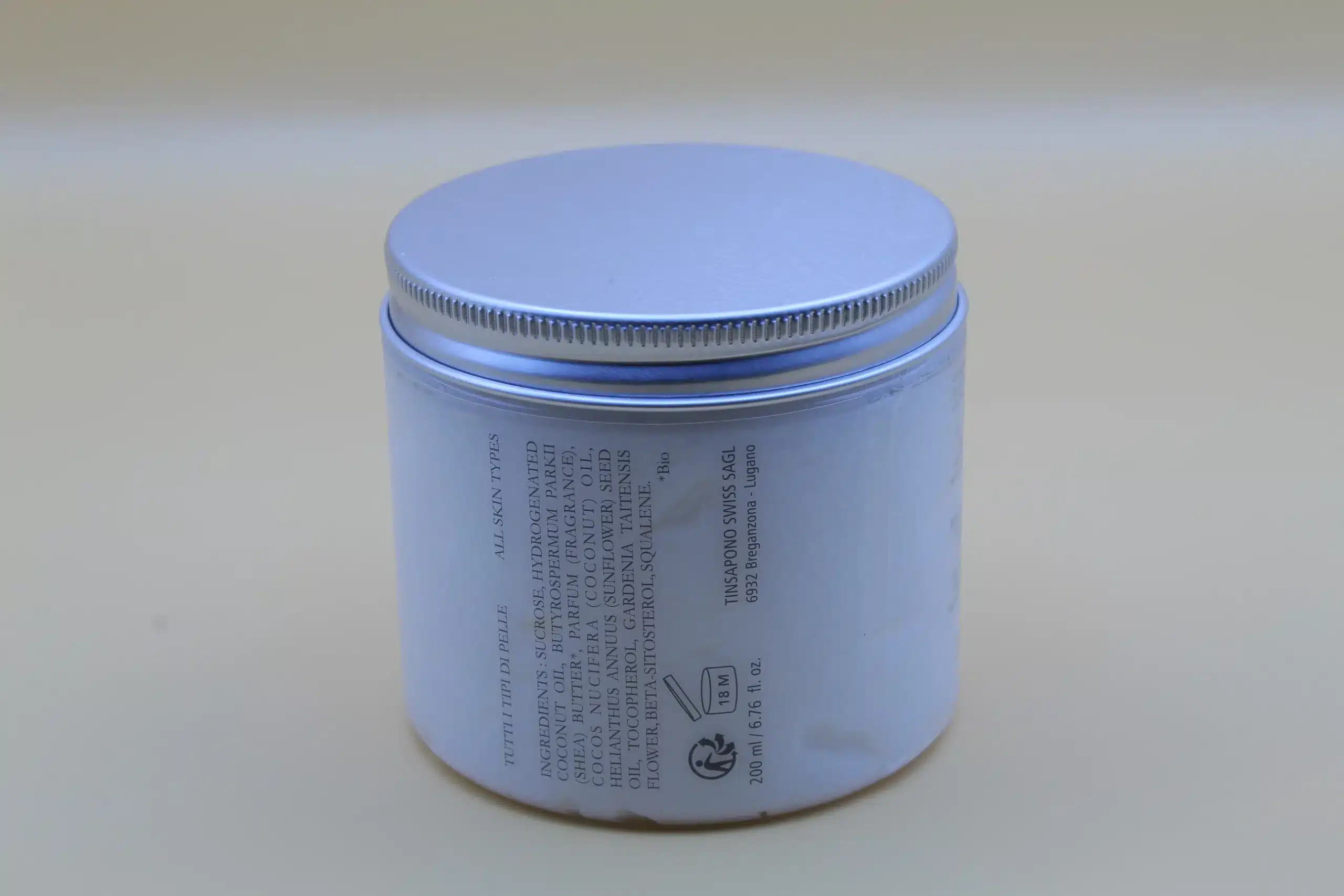 Gommage corporel bio sucre monoï karité Tinsapono