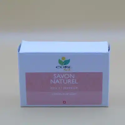 Savon Rose & Géranium - Artisanal Suisse