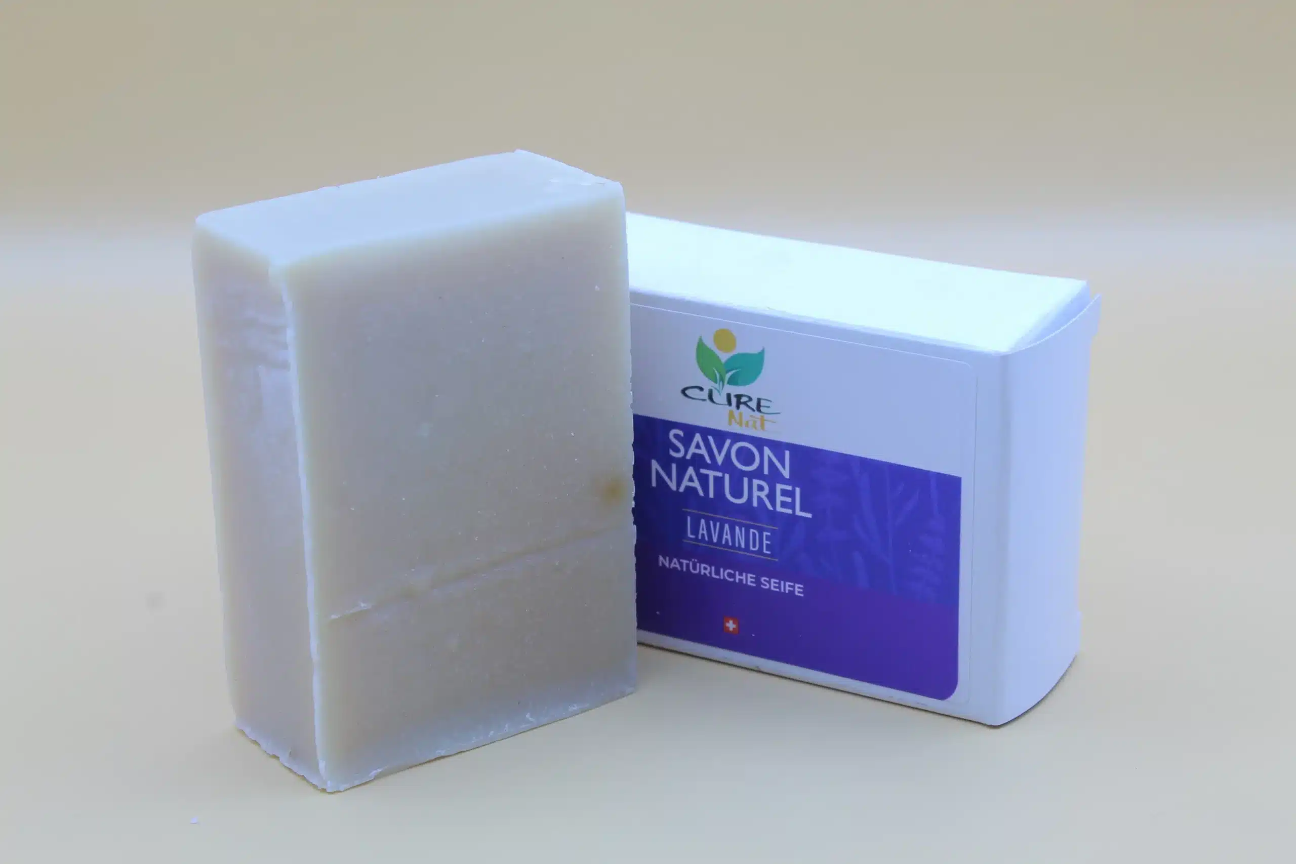 Savon lavande bio artisanal suisse CureNat apaisant